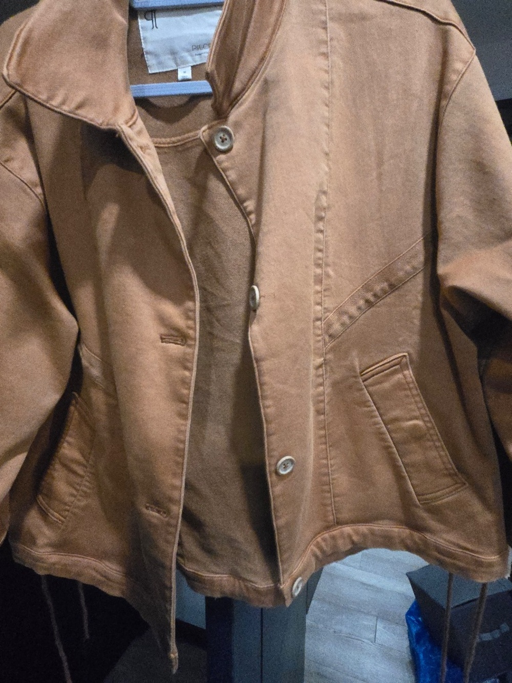 Pilcro Roll sleeve bomber jacket Med Nwot - Picture 5 of 6